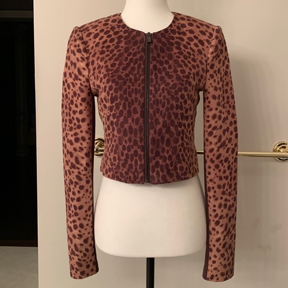 BCBG Maxazria leopard blazer - Picture 1 of 4
